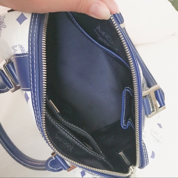 | MCM | Visetos Crossbody Boston Bag with Charms | - Picture 15 of 17